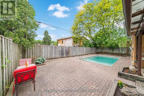 32 Larabee Crescent, Toronto, ON - Outdoor With In Ground Pool With Deck Patio Veranda