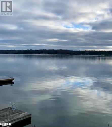 Swimming dock with amazing Lake Muskoka Views - 1005 Road 3300, Gravenhurst, ON - Outdoor With Body Of Water With View