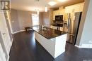 4562 Harbour Landing Drive, Regina, SK  - Indoor Photo Showing Kitchen With Double Sink 