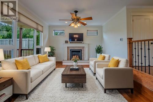 18 Earlston Avenue, Conception Bay South, NL - Indoor Photo Showing Living Room With Fireplace