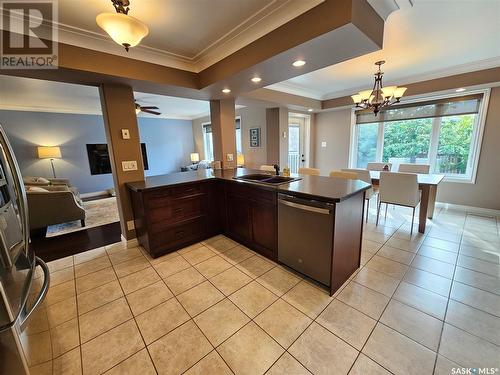 6 Morin Crescent, Meadow Lake, SK - Indoor Photo Showing Kitchen With Double Sink