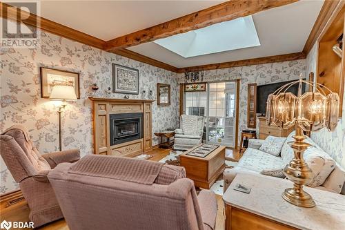 63 Nelson Street, Barrie, ON - Indoor Photo Showing Living Room With Fireplace