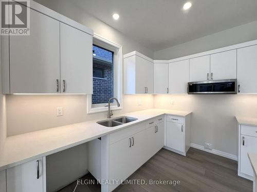 40 Dunning Way, St. Thomas, ON - Indoor Photo Showing Kitchen With Double Sink