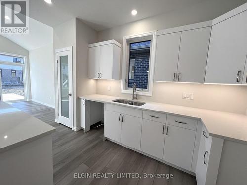 40 Dunning Way, St. Thomas, ON - Indoor Photo Showing Kitchen With Double Sink