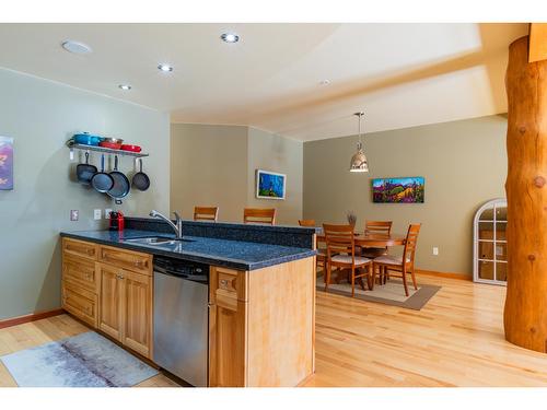 5 - 1008 Olaus Way, Rossland, BC - Indoor Photo Showing Kitchen With Double Sink