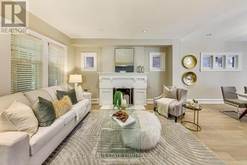 132 Rosewell Avenue, Toronto, ON - Indoor Photo Showing Living Room With Fireplace