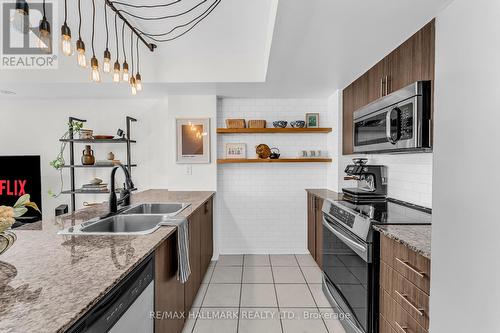 210 - 16 Foundry Avenue, Toronto, ON - Indoor Photo Showing Kitchen With Double Sink