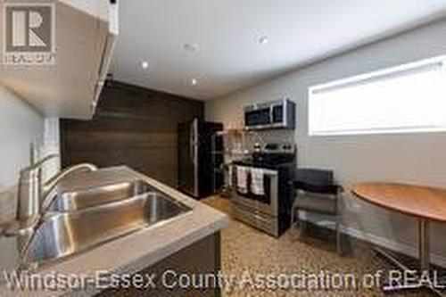 280 Simcoe Unit# Lower, Amherstburg, ON - Indoor Photo Showing Kitchen With Double Sink