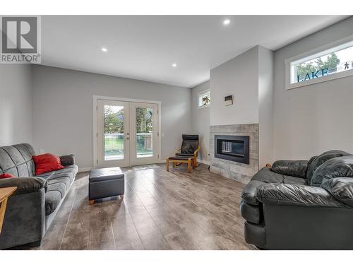 12007 Sinclair Road, Summerland, BC - Indoor Photo Showing Living Room With Fireplace