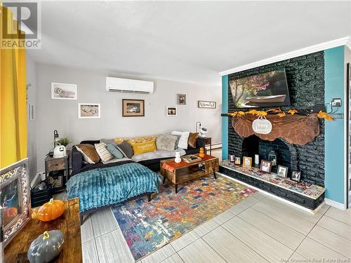 23 Skyline Drive, Saint John, NB - Indoor Photo Showing Living Room With Fireplace