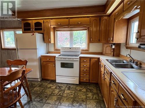 1722 West River Road, Dsl De Grand-Sault/Falls, NB - Indoor Photo Showing Kitchen With Double Sink