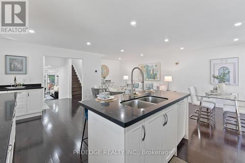 15 Shadberry Drive, Toronto, ON - Indoor Photo Showing Kitchen With Double Sink With Upgraded Kitchen