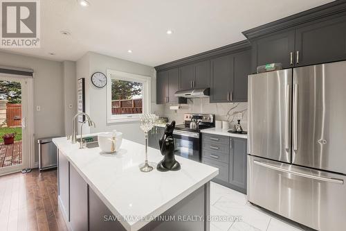 27 Morningmist Street, Brampton, ON - Indoor Photo Showing Kitchen With Stainless Steel Kitchen With Upgraded Kitchen