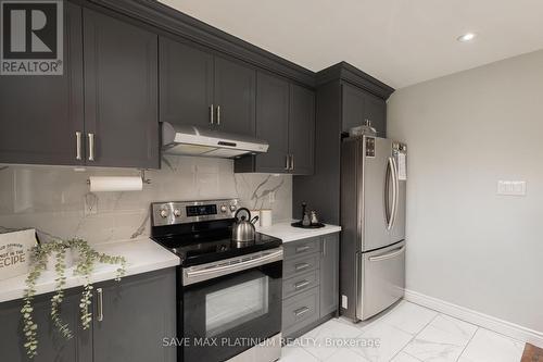 27 Morningmist Street, Brampton, ON - Indoor Photo Showing Kitchen With Stainless Steel Kitchen