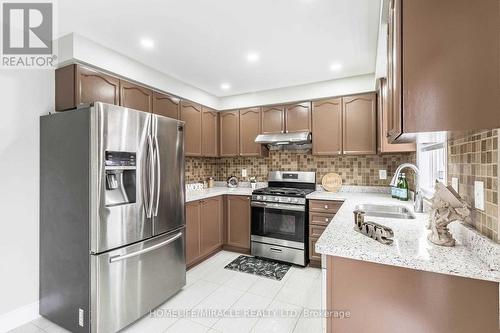 Upper - 17 Roadmaster Lane, Brampton, ON - Indoor Photo Showing Kitchen With Upgraded Kitchen