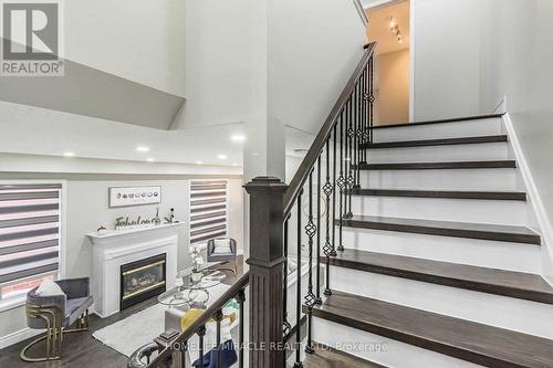 Upper - 17 Roadmaster Lane, Brampton, ON - Indoor Photo Showing Other Room With Fireplace