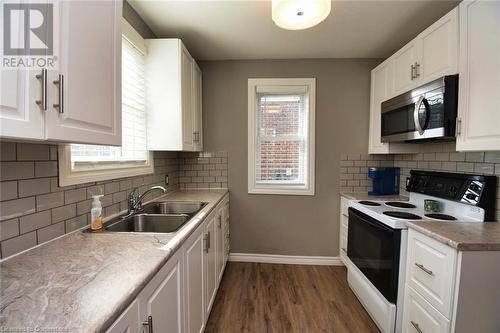 174 East 12Th Street, Hamilton, ON - Indoor Photo Showing Kitchen With Double Sink