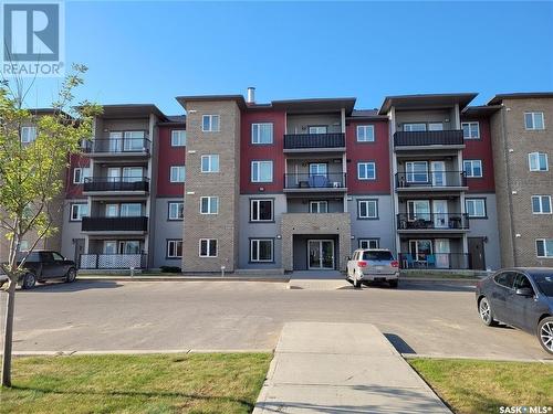 208 308 Petterson Drive, Estevan, SK - Outdoor With Balcony With Facade