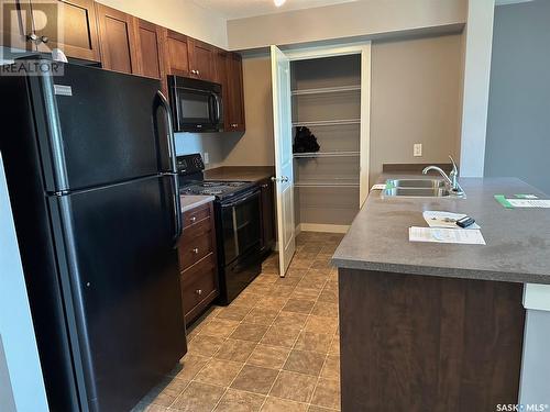 208 308 Petterson Drive, Estevan, SK - Indoor Photo Showing Kitchen With Double Sink