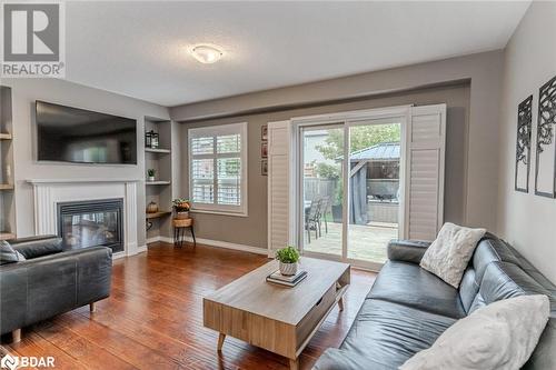 91 Majesty Boulevard, Barrie, ON - Indoor Photo Showing Living Room With Fireplace