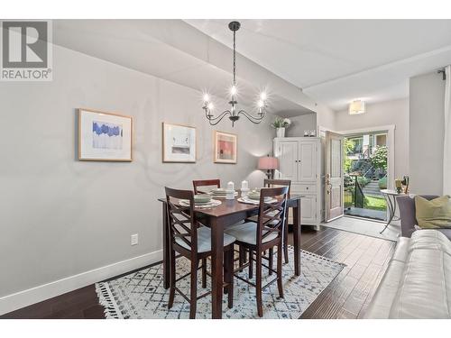 600 Boynton Place Unit# 13, Kelowna, BC - Indoor Photo Showing Dining Room