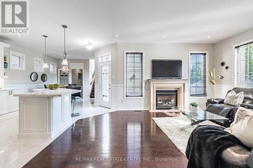 953 Gastle Way, Milton, ON - Indoor Photo Showing Living Room With Fireplace