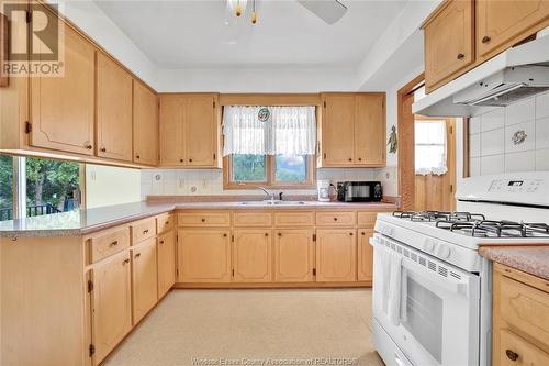 2736 Jos St. Louis, Windsor, ON - Indoor Photo Showing Kitchen With Double Sink