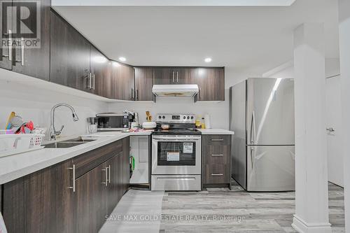 48 Monaco Court, Brampton, ON - Indoor Photo Showing Kitchen With Double Sink