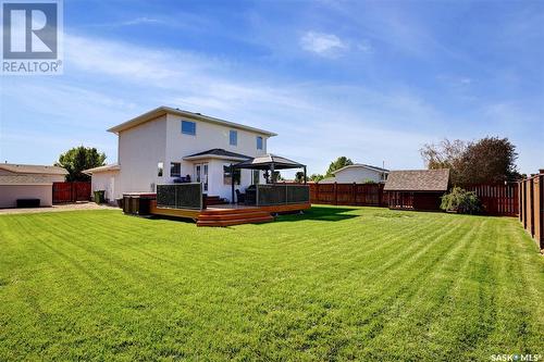 4 Kalmia Crescent, Moose Jaw, SK - Outdoor With Deck Patio Veranda With Backyard With Exterior