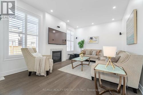 65 Bellefond Street, Vaughan, ON - Indoor Photo Showing Other Room With Fireplace