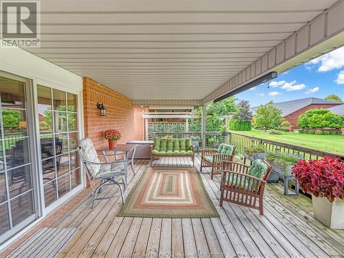 1885 Luxury Avenue, Windsor, ON - Outdoor With Deck Patio Veranda With Exterior