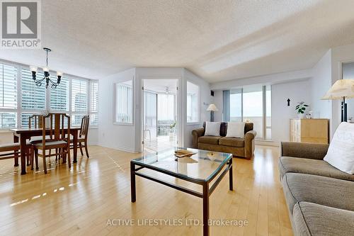 1503 - 350 Rathburn Road W, Mississauga, ON - Indoor Photo Showing Living Room