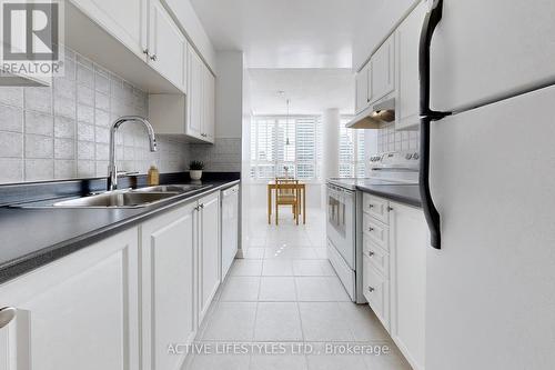 1503 - 350 Rathburn Road W, Mississauga, ON - Indoor Photo Showing Kitchen With Double Sink