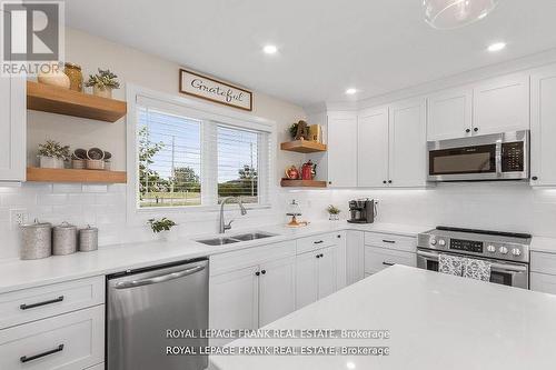 20851 Loyalist Parkway, Prince Edward County (Ameliasburgh), ON - Indoor Photo Showing Kitchen With Double Sink