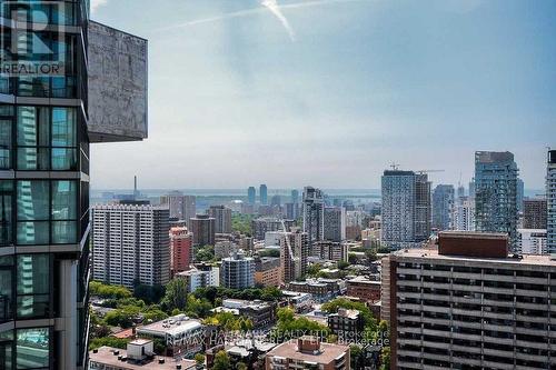 2908 - 33 Charles Street E, Toronto, ON - Outdoor With Balcony With View