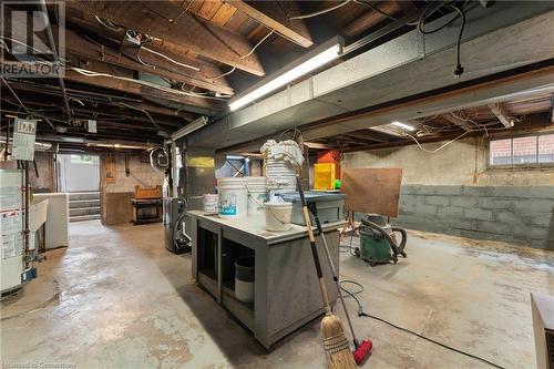 46 Graham Avenue S, Hamilton, ON - Indoor Photo Showing Basement