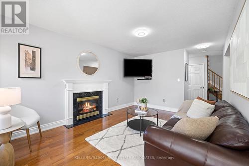 1448 Forest Street, Innisfil, ON - Indoor Photo Showing Living Room With Fireplace