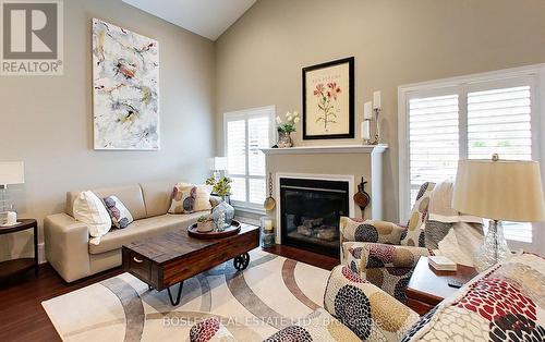 80 Hughes Street S, Collingwood, ON - Indoor Photo Showing Living Room With Fireplace