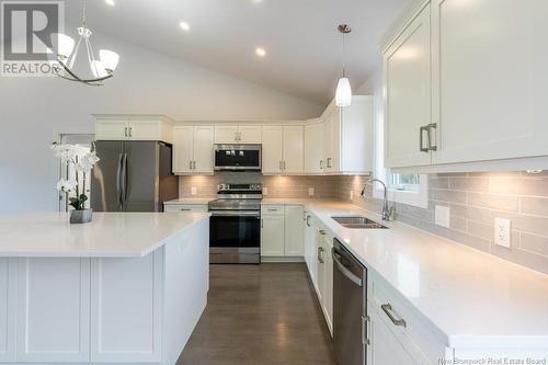 52 Kimberley Street, New Maryland, NB - Indoor Photo Showing Kitchen With Double Sink With Upgraded Kitchen