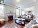 84 Robert Parkinson Drive, Brampton, ON  - Indoor Photo Showing Living Room With Fireplace 