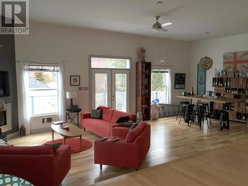 47 Long Run Road, Petty Harbour, NL - Indoor Photo Showing Living Room With Fireplace