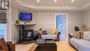 8 Warren Drive, Pasadena, NL  - Indoor Photo Showing Living Room With Fireplace 