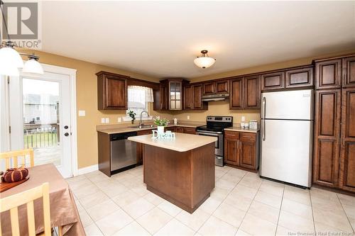 18 Naples Drive, Moncton, NB - Indoor Photo Showing Kitchen With Stainless Steel Kitchen With Double Sink