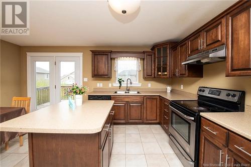 18 Naples Drive, Moncton, NB - Indoor Photo Showing Kitchen With Stainless Steel Kitchen With Double Sink