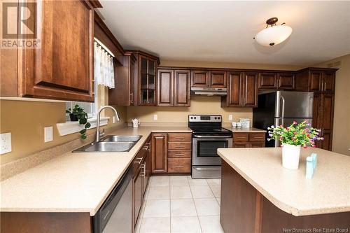 18 Naples Drive, Moncton, NB - Indoor Photo Showing Kitchen With Double Sink