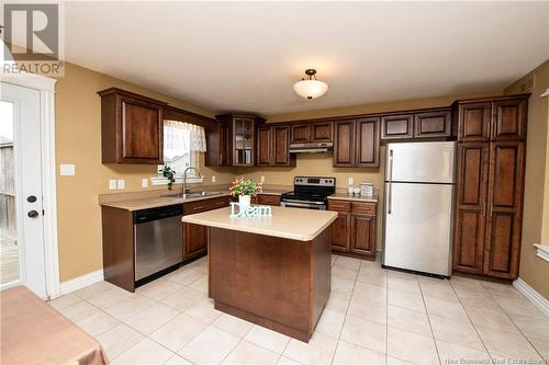 18 Naples Drive, Moncton, NB - Indoor Photo Showing Kitchen With Stainless Steel Kitchen With Double Sink