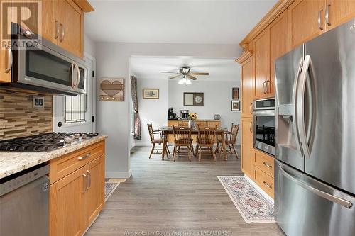 341 Genevieve Street, Windsor, ON - Indoor Photo Showing Kitchen With Upgraded Kitchen