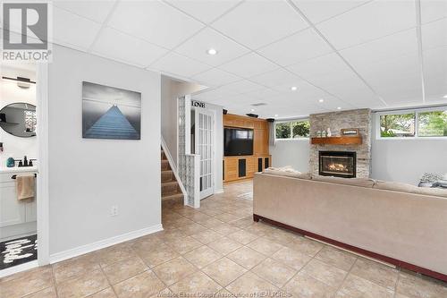 341 Genevieve Street, Windsor, ON - Indoor With Fireplace