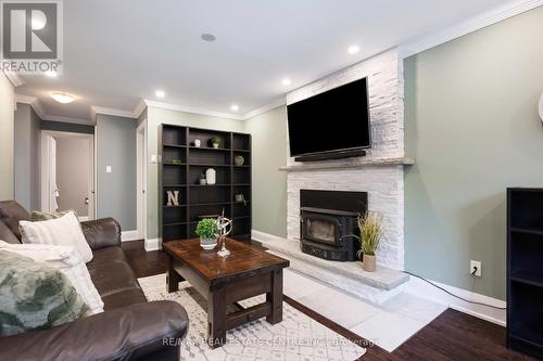 101 Kenpark Avenue, Brampton, ON - Indoor Photo Showing Living Room With Fireplace