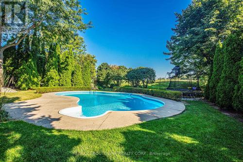 1319 Greeneagle Drive, Oakville, ON - Outdoor With In Ground Pool With Backyard